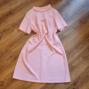 Vintage pink 1960s dress